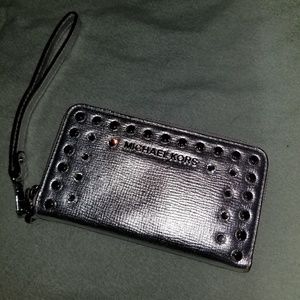 Michael Kors silver wallet